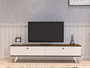 Hanah Home Paris Soporte de TV Blanco y Nogal